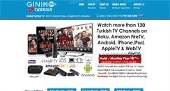 Desktop Screenshot of ginikoturkish.com